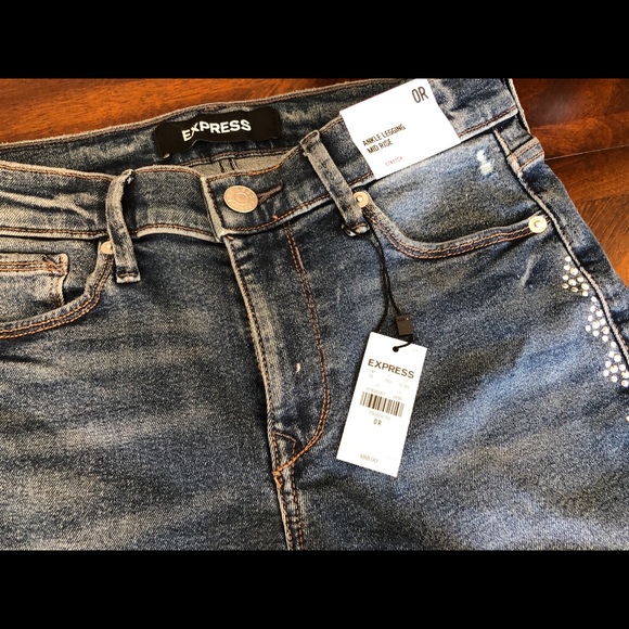 NWT Express embellished jeans - Picture 4 of 4